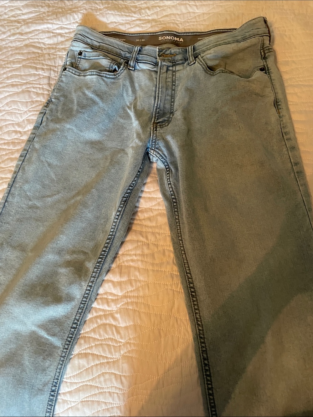 Sonoma Light-Blue Straight Men’s Jeans